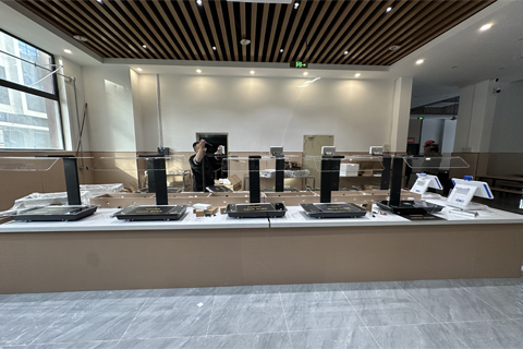 深圳硅谷园区食堂新增加了智慧食堂称重系统